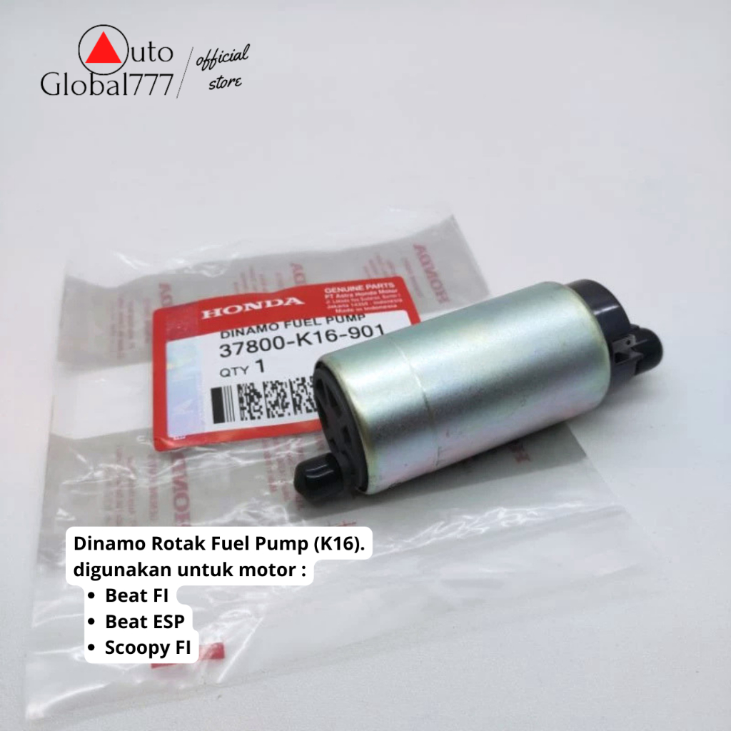 Dinamo Rotak Fuel Pump Beat FI Beat ESP Scoopy FI AHM 37800-K16