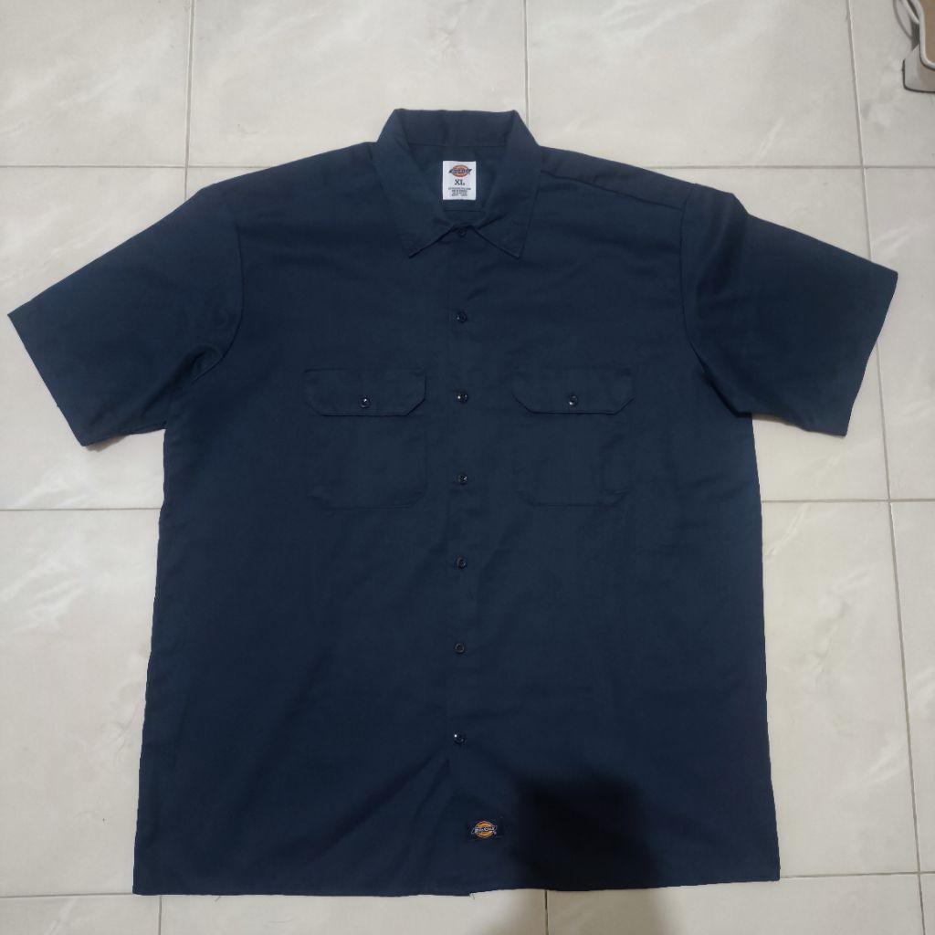 KEMEJA WORKSHIRT DICKIES XL NAVY