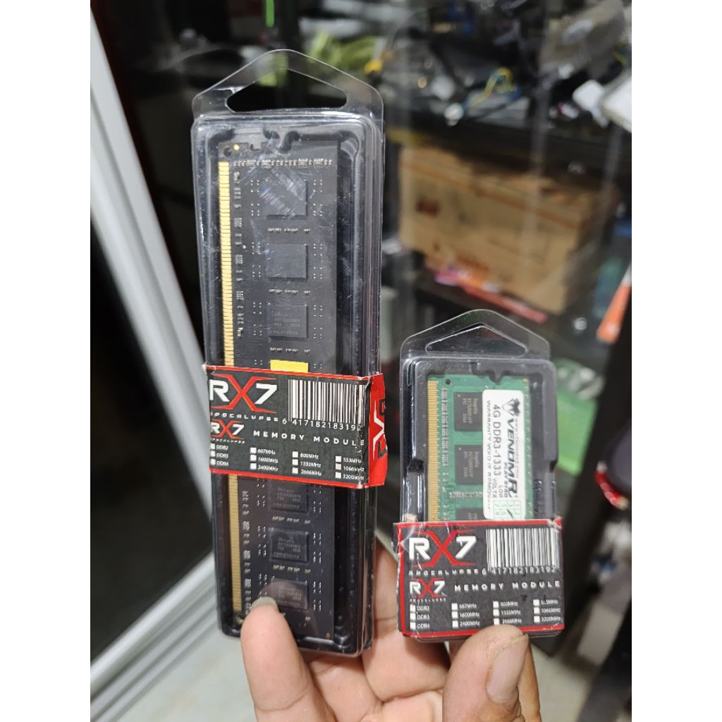Ram ddr3 8gb baru dan ram ddr3 4gb sodim bekas