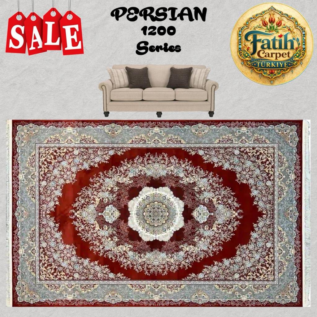 Karpet Premium Klasik Import Iran Reeds 1200 - LIGHTRED NAHAL