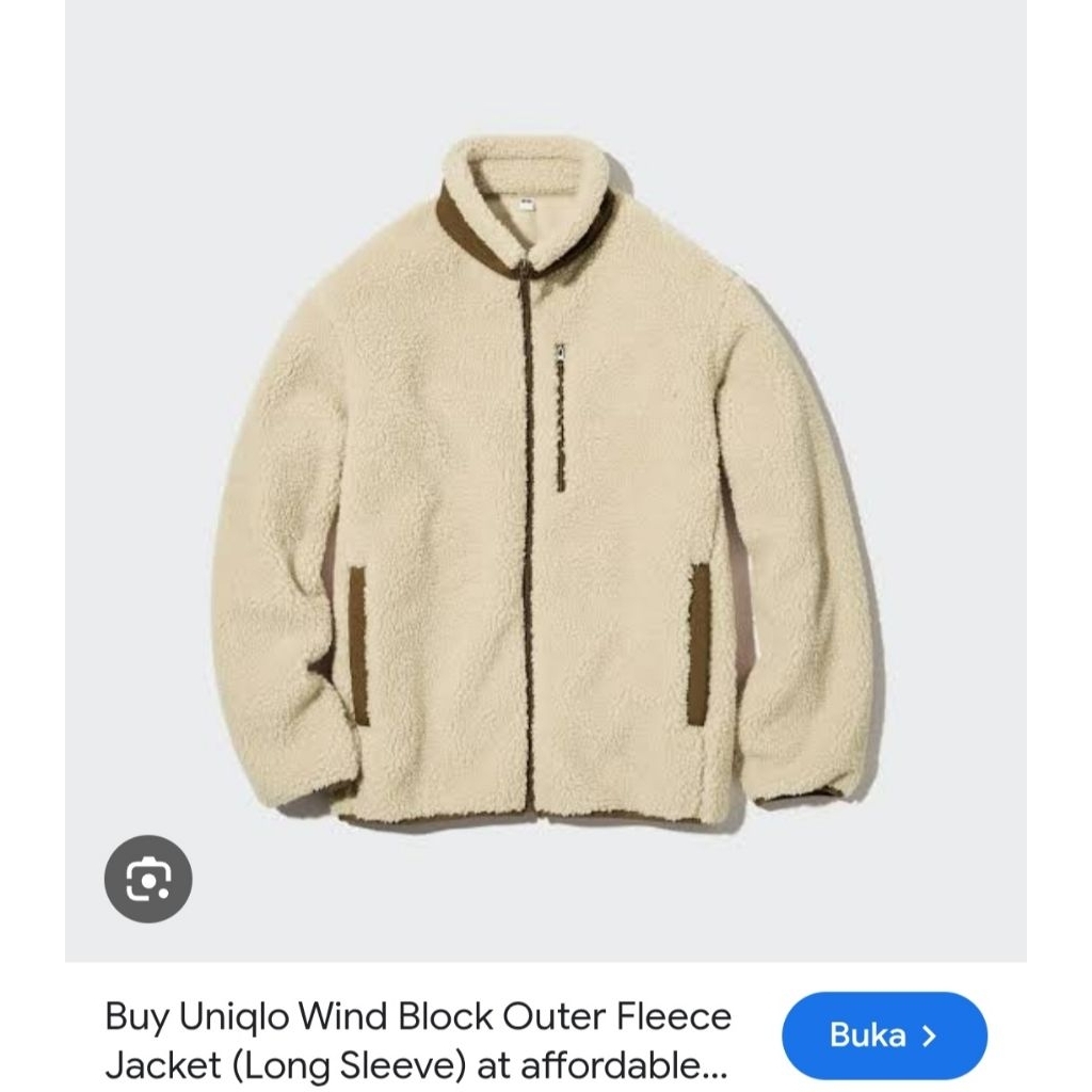 jaket uniqlo sherpa fleece