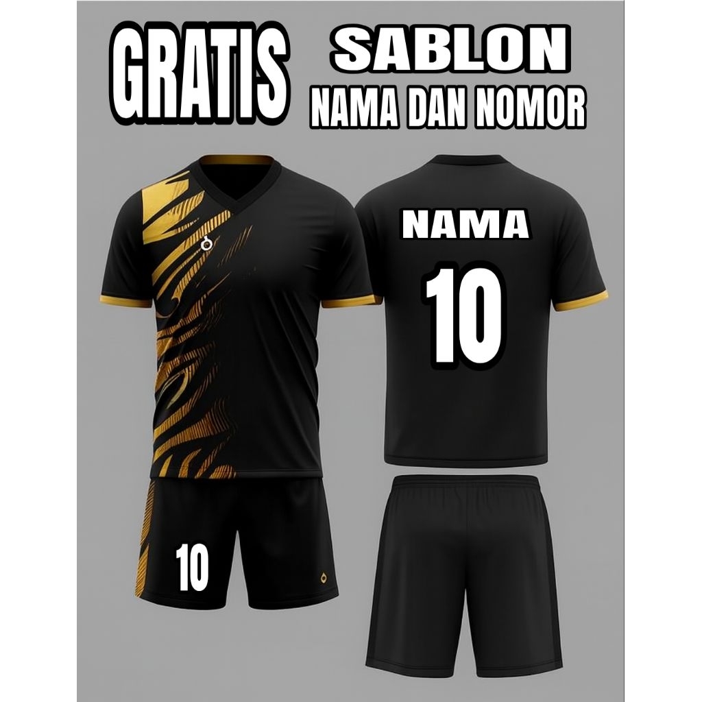 KOSTUM BOLA DEWASA GRATIS SABLON NAMA DAN NO