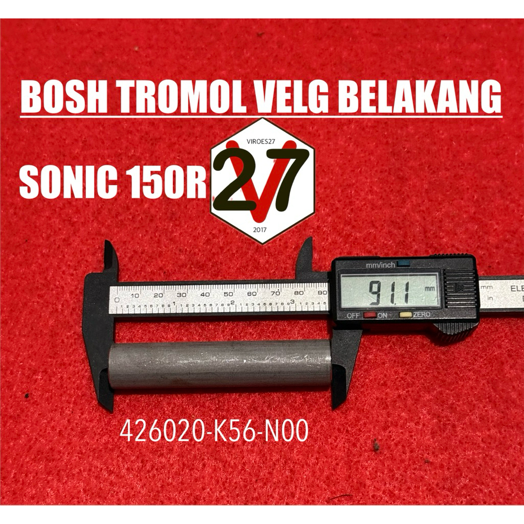 BOS TROMOL VELG BELAKANG SONIC 150R 42620K56N00