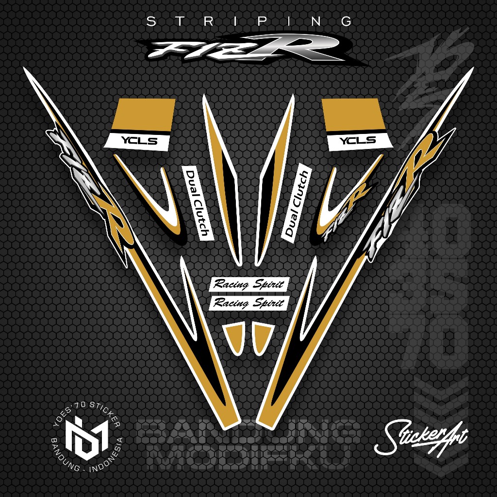 STRIPING VARIASI YAMAHA F1ZR / KRS 18 / STICKER LIST MOTOR F1 ZR / POLET STIKER VARIASI YAMAHA F1ZR