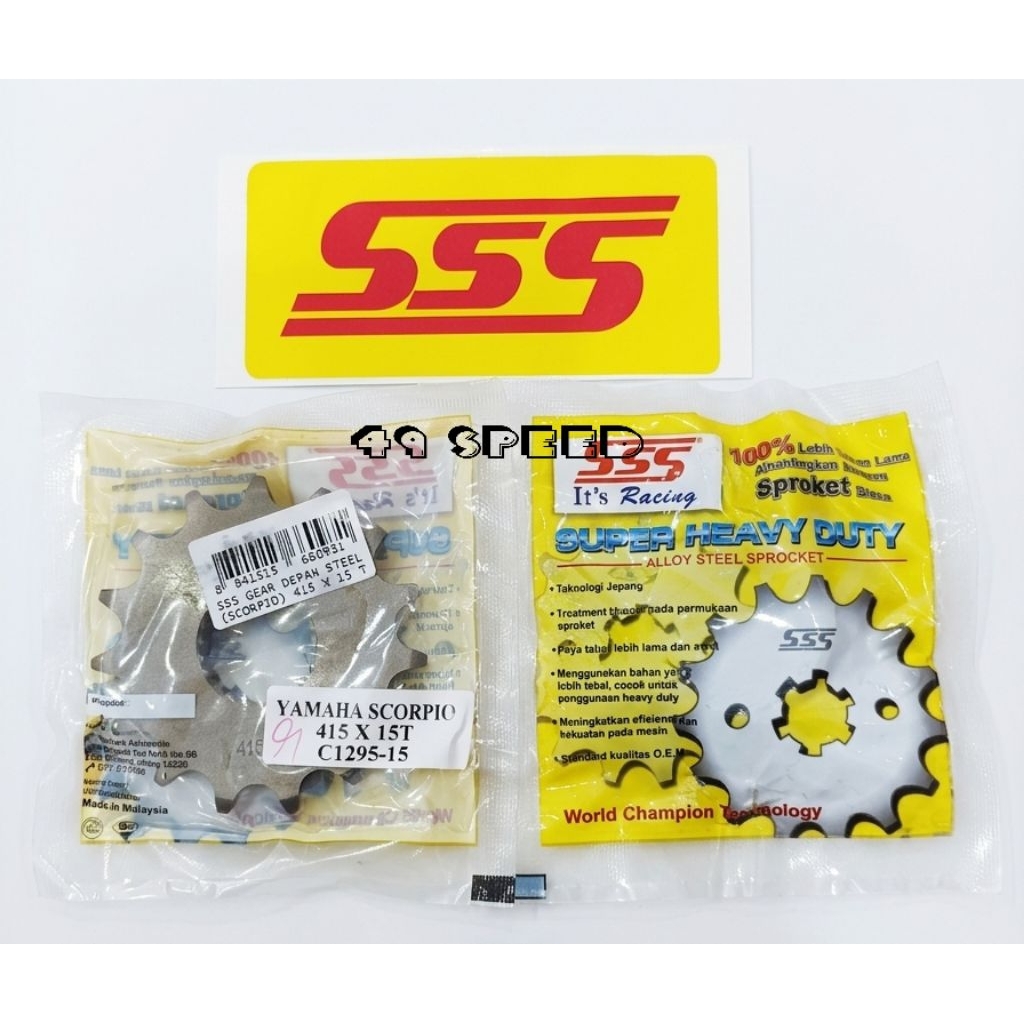 PROMO/GEAR DEPAN SSS SCORPIO 415/SSS/ORIGINAL