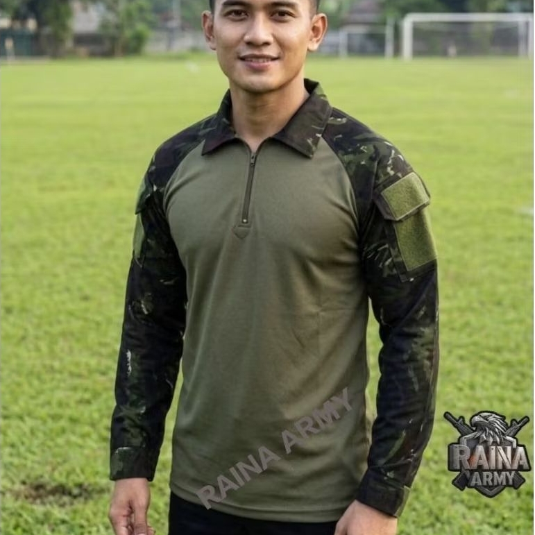 kaos bdu dryfit kaos tactical bdu dryfit t-shirt loreng kamuflase habema
