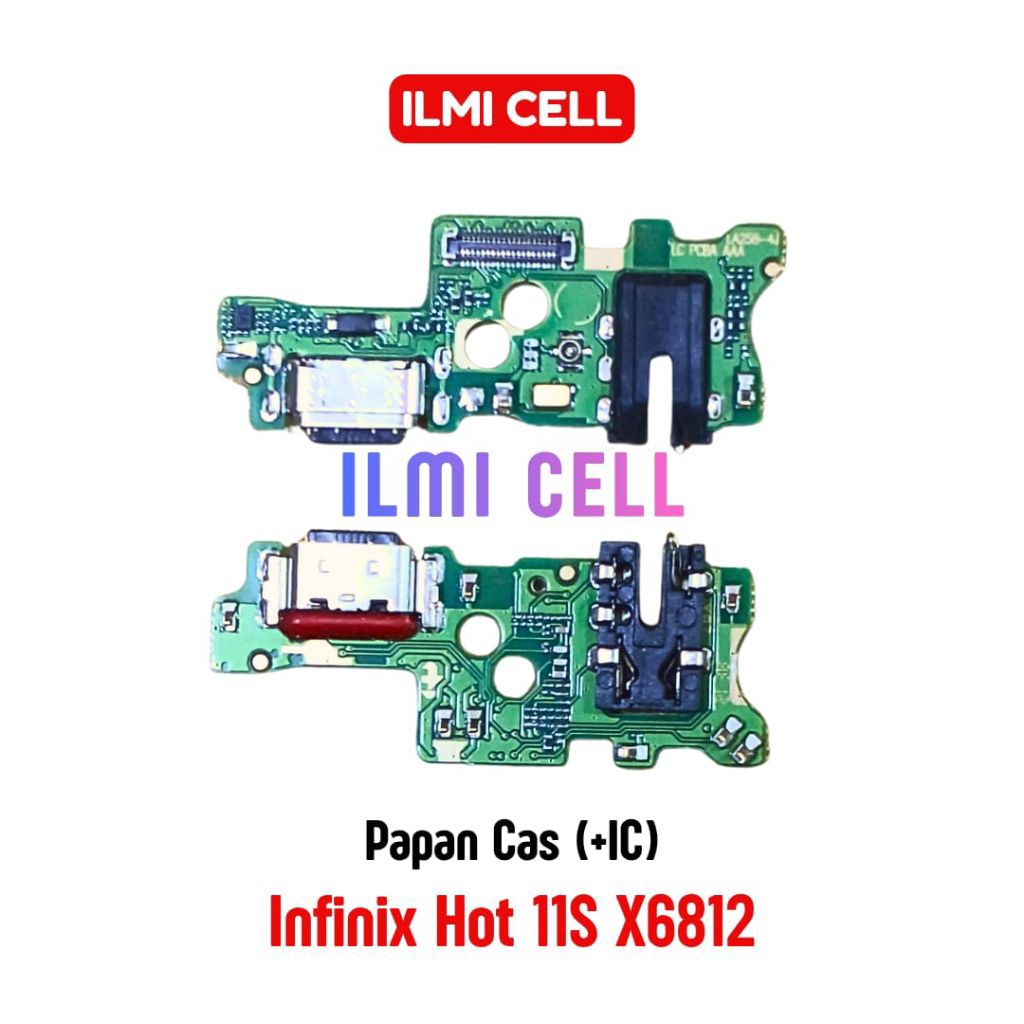 PAPAN KONEKTOR CAS MIC INFINIX HOT 11S X6812 / X6812B ORI