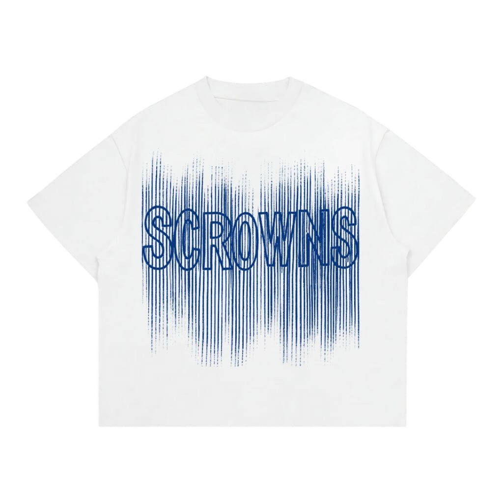 Scrowns - T-shirt Boxy Fitt Ovs Unisex Noise