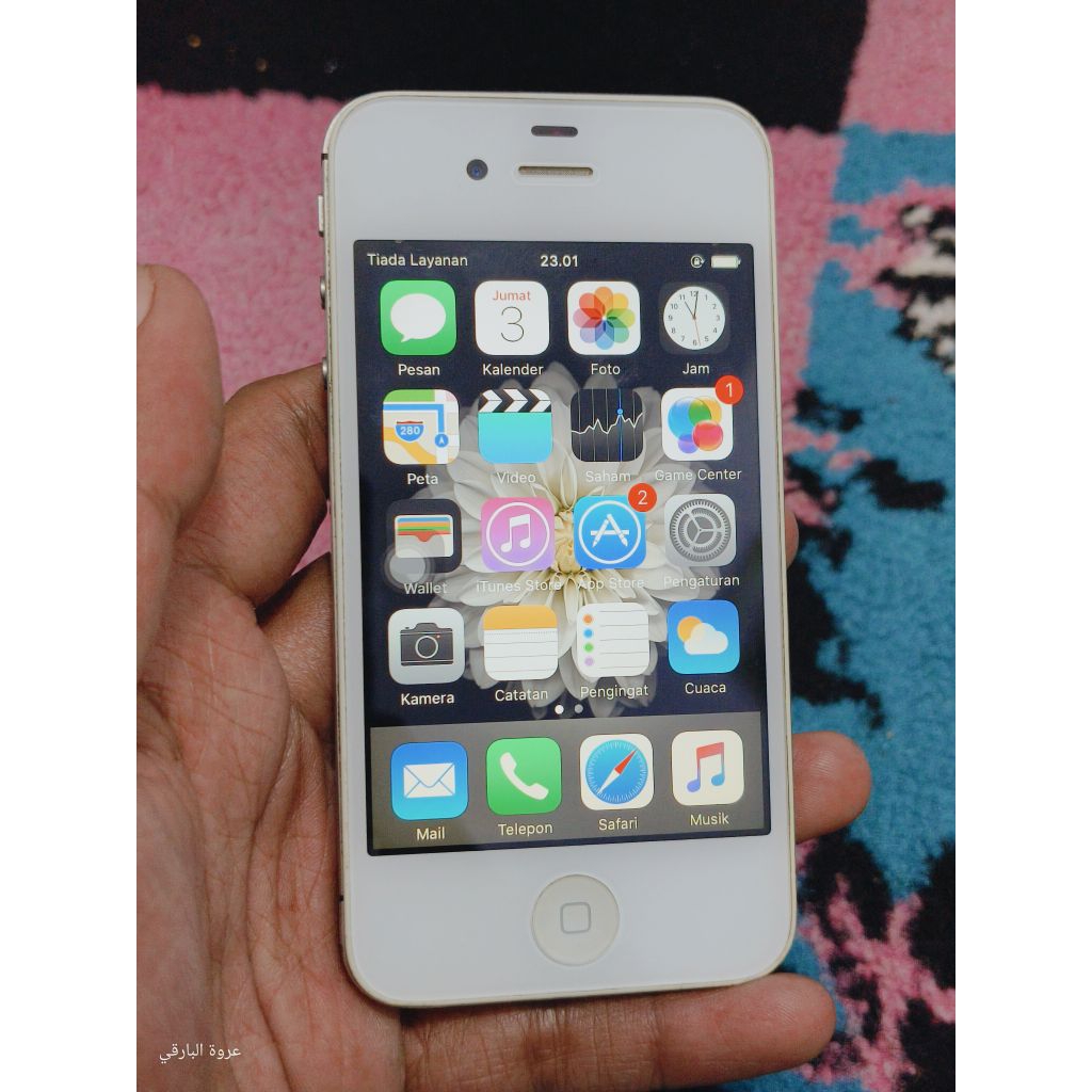 Iphone 4S White 8GB Second Mulus Original Apple