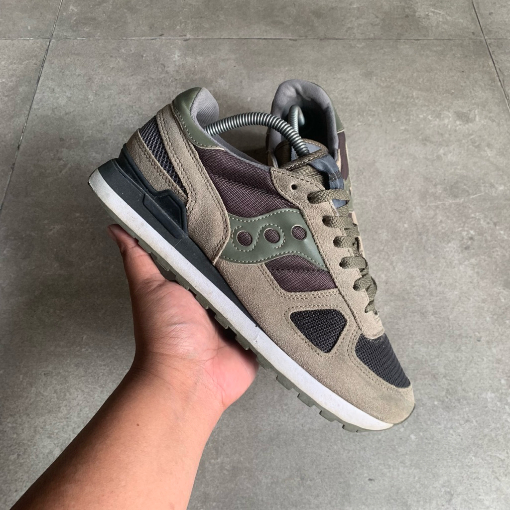 Saucony Shadow Olive Black 42.5 Original