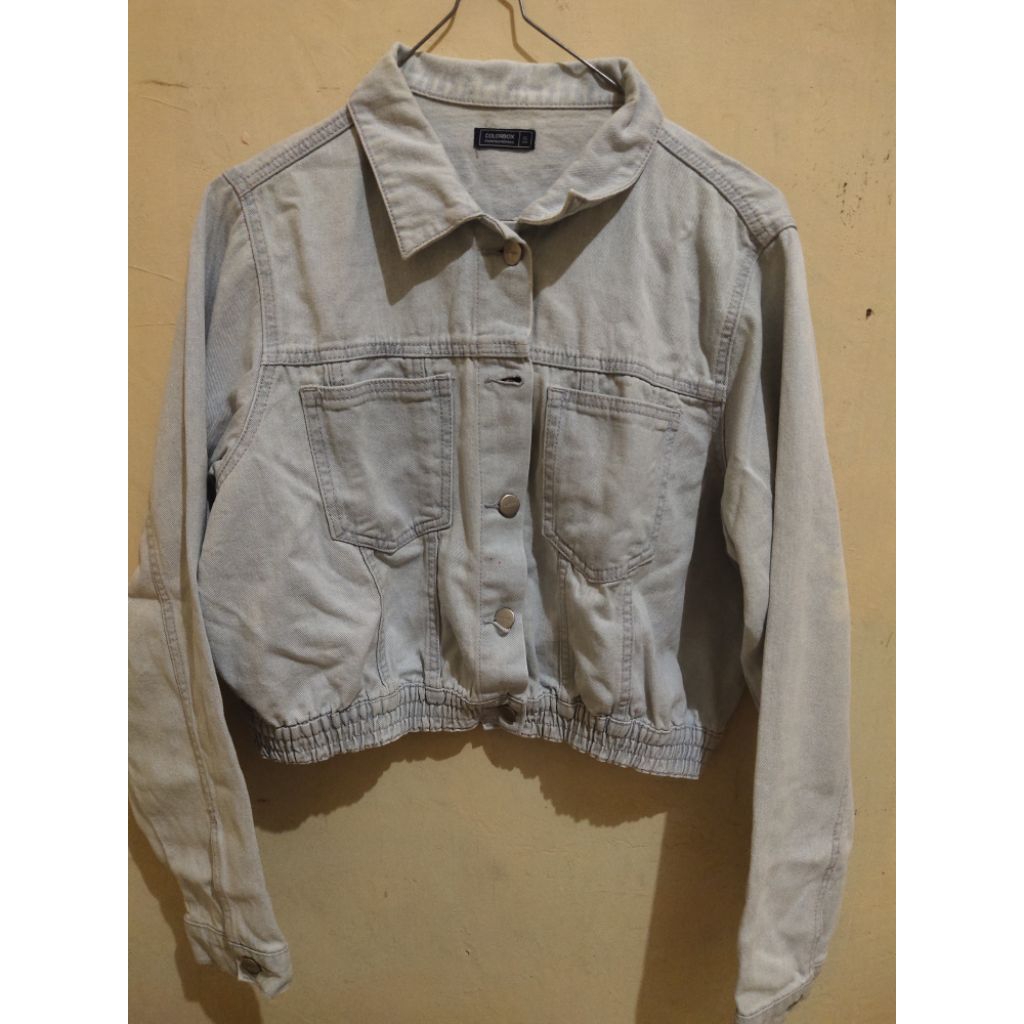 Preloved Jaket Denim Colorbox Jeans Crop Jeans