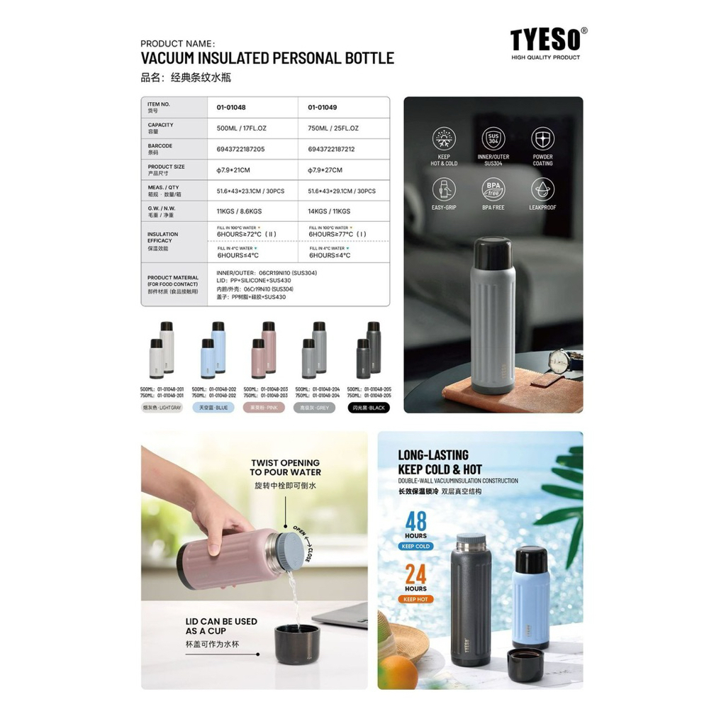 Tyeso Personal Bottle