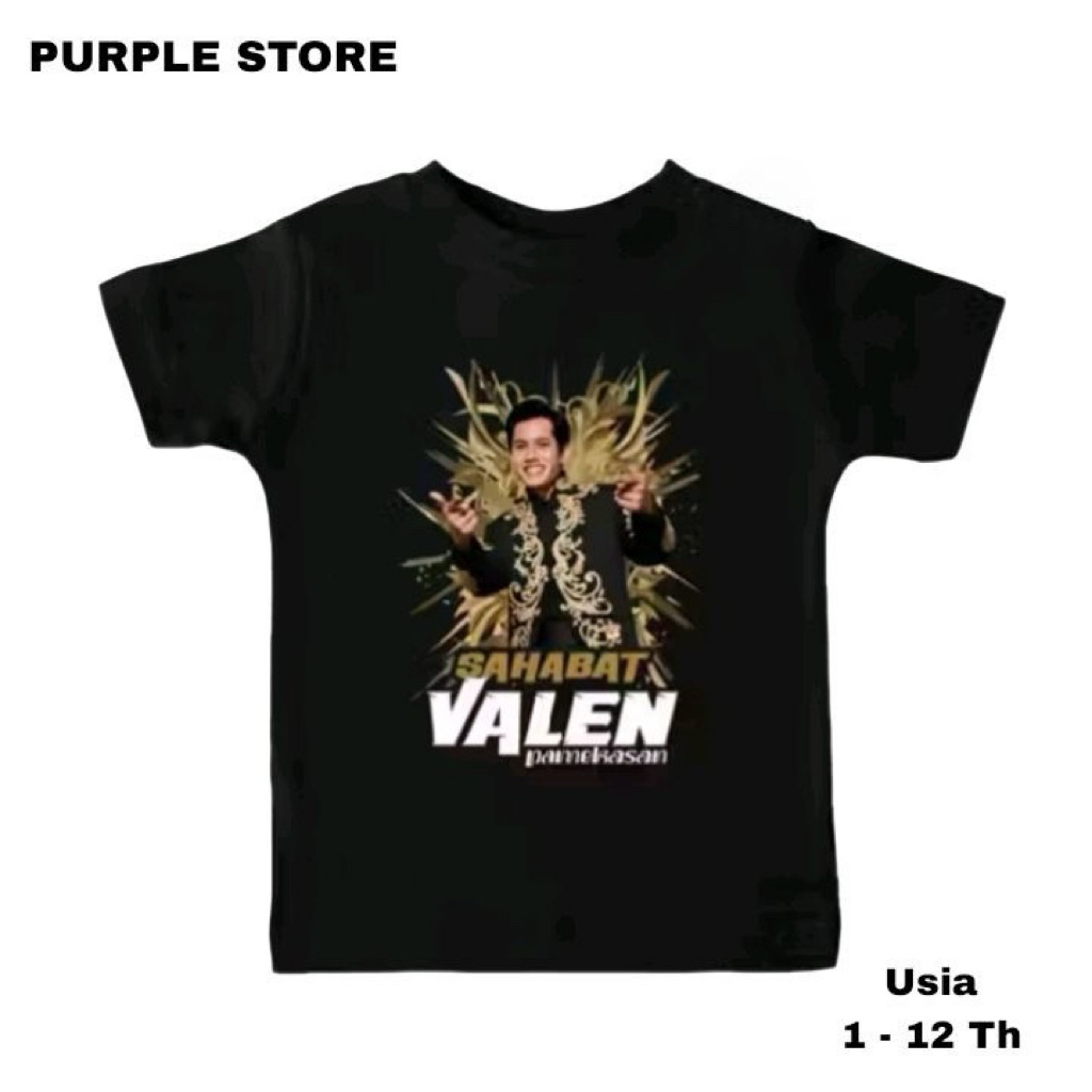 Baju Kaos Anak Valen Dangdut Academy D7 Unisex