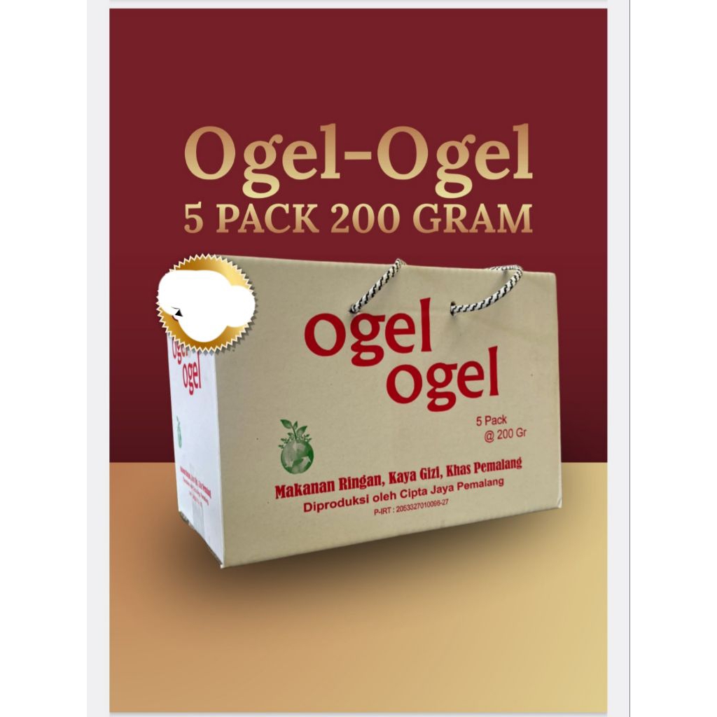 OGEL-OGEL MAKANAN KHAS PEMALANG 5x200GR