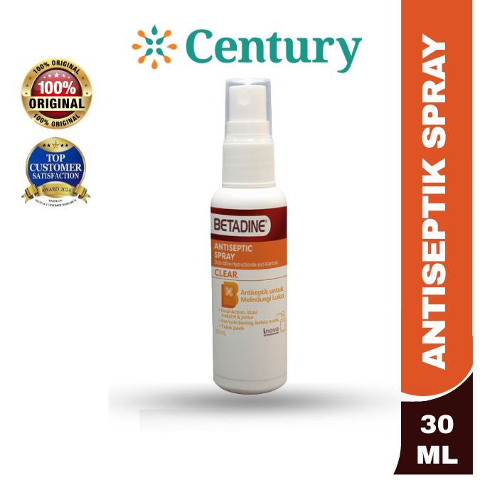 Betadine Antiseptik Spray 30ml / Antiseptic Spray Clear / Antiseptik Luka
