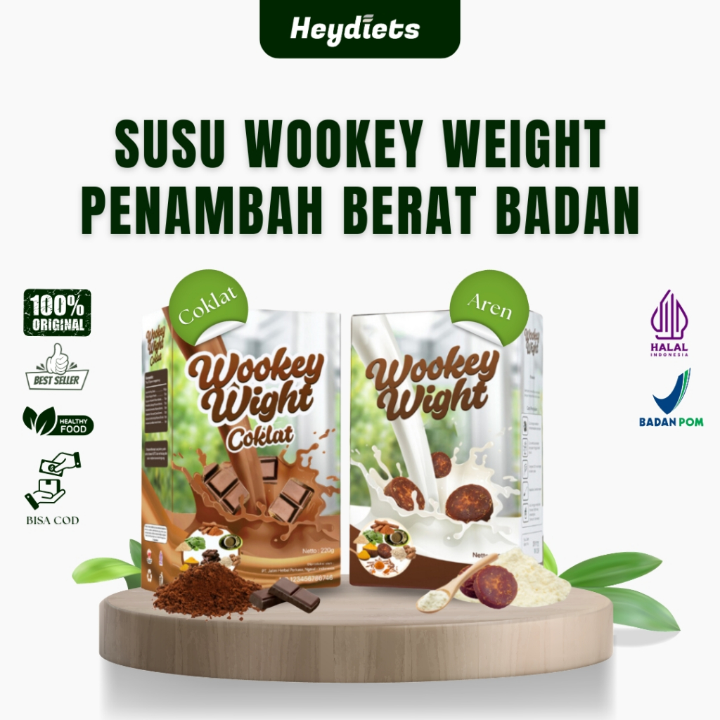 (HARGA PROMO) Susu Penambah Berat Badan Wookey weight wight COD Makassar
