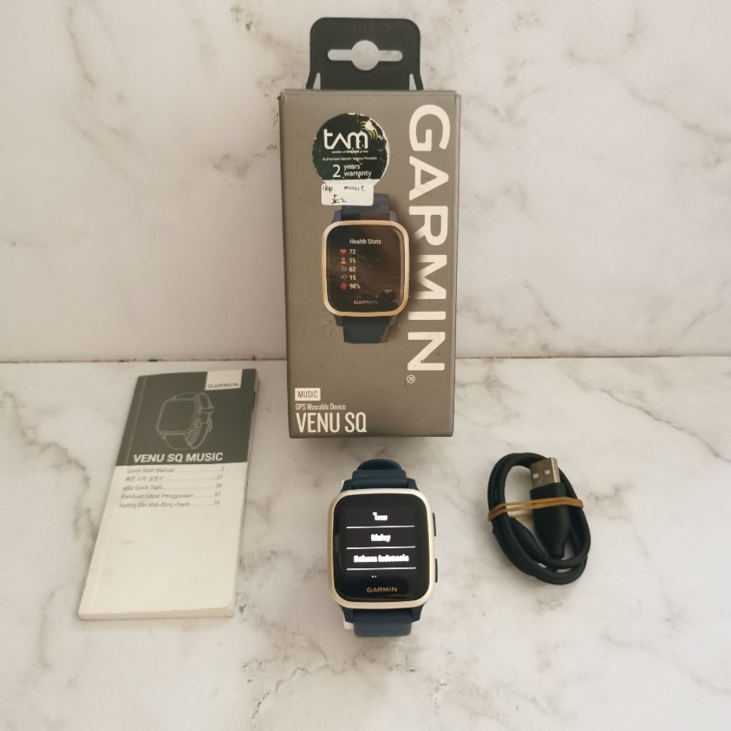 Garmin Venu SQ MUSIC Bekas - Fullset Resmi - second