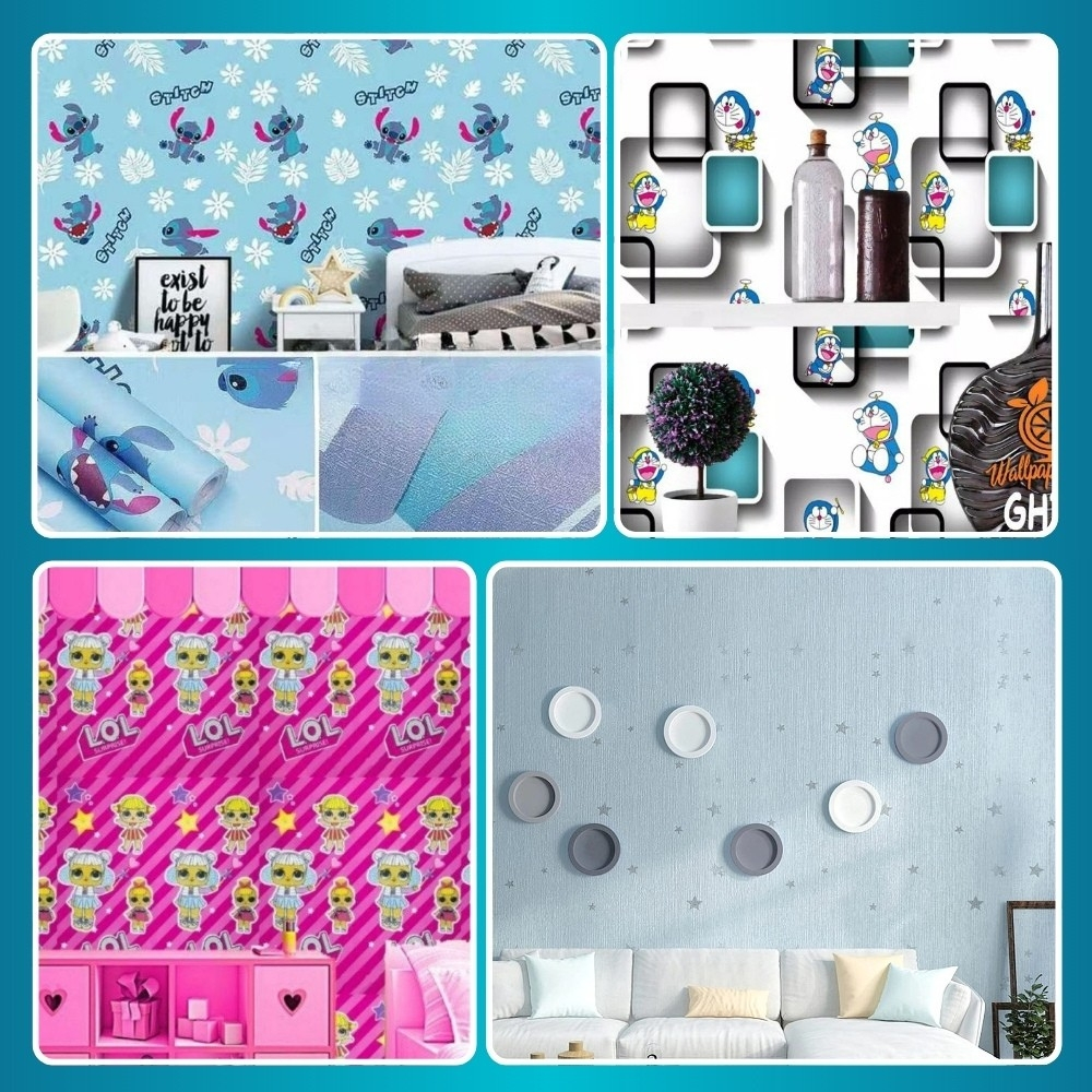 Wallpaper Dinding Kamar Tidur Anak Wallpaper Dinding Anak Laki Laki Wallpaper Dinding Anak Doraemon