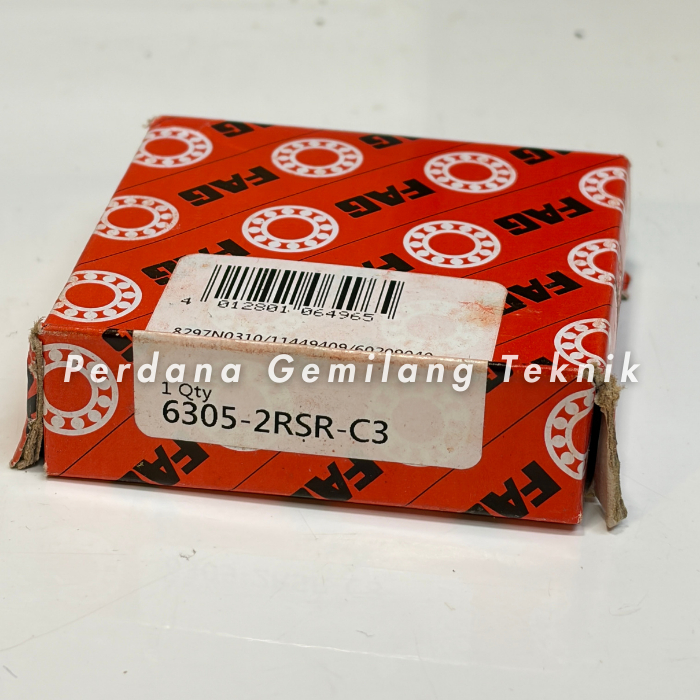 Ball Bearing 6305 2RS FAG | Bearing 6305-2RSR FAG | Bearing FAG 6305-2RSR-C3 | Bearing 6305-2RS Tutu