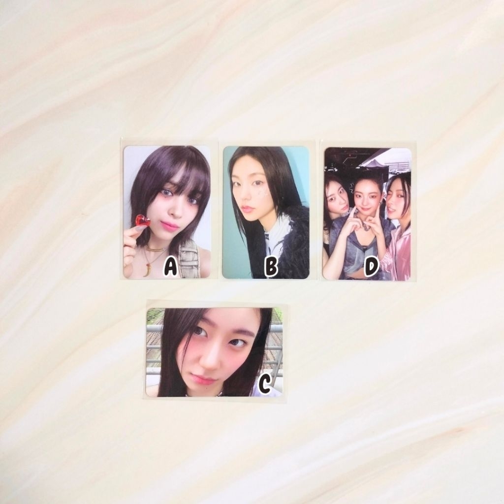 Itzy Photocard Official Yeji Lia Ryujin Chaeryeong Yuna pc off ofc album tunnel vision girls Will be