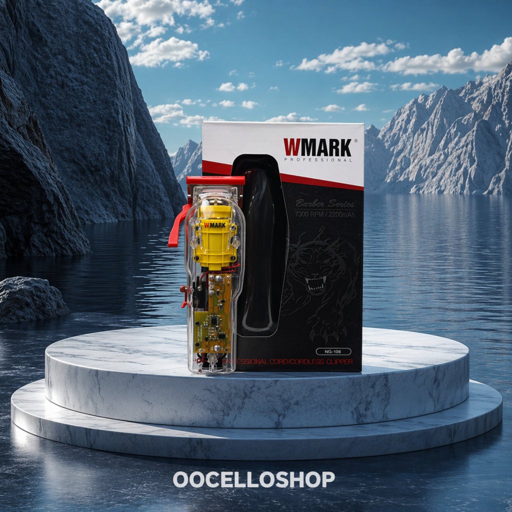 WMARK NG-108 Hair Clipper Profesional Transparan Original
