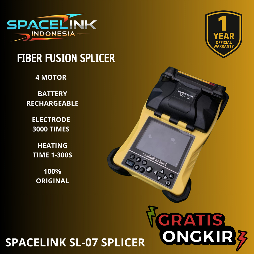 SPACELINK SL-07 - SPLICER | Fiber Optic Splicer 4 Motor