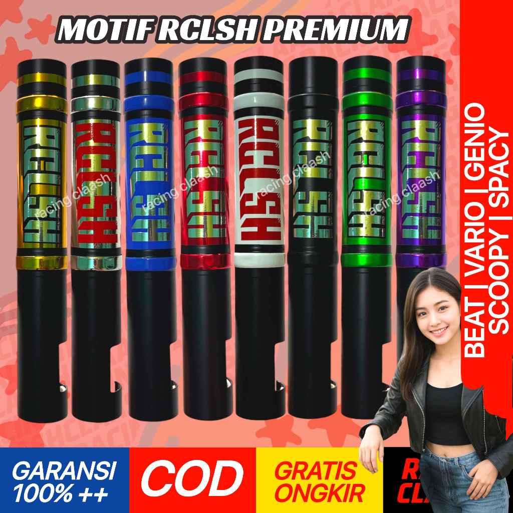 Racing Claash Cover Shock Depan Beat Vario Scoopy Spacy Genio Motif RCLSH Premium 110 125 150 160 Ka