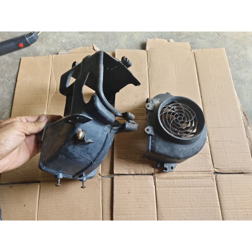 cover mesin beat karbu original copotan