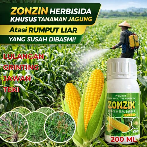 Zonzin Racun Rumput Sistemik Ampuh Untuk Jagung