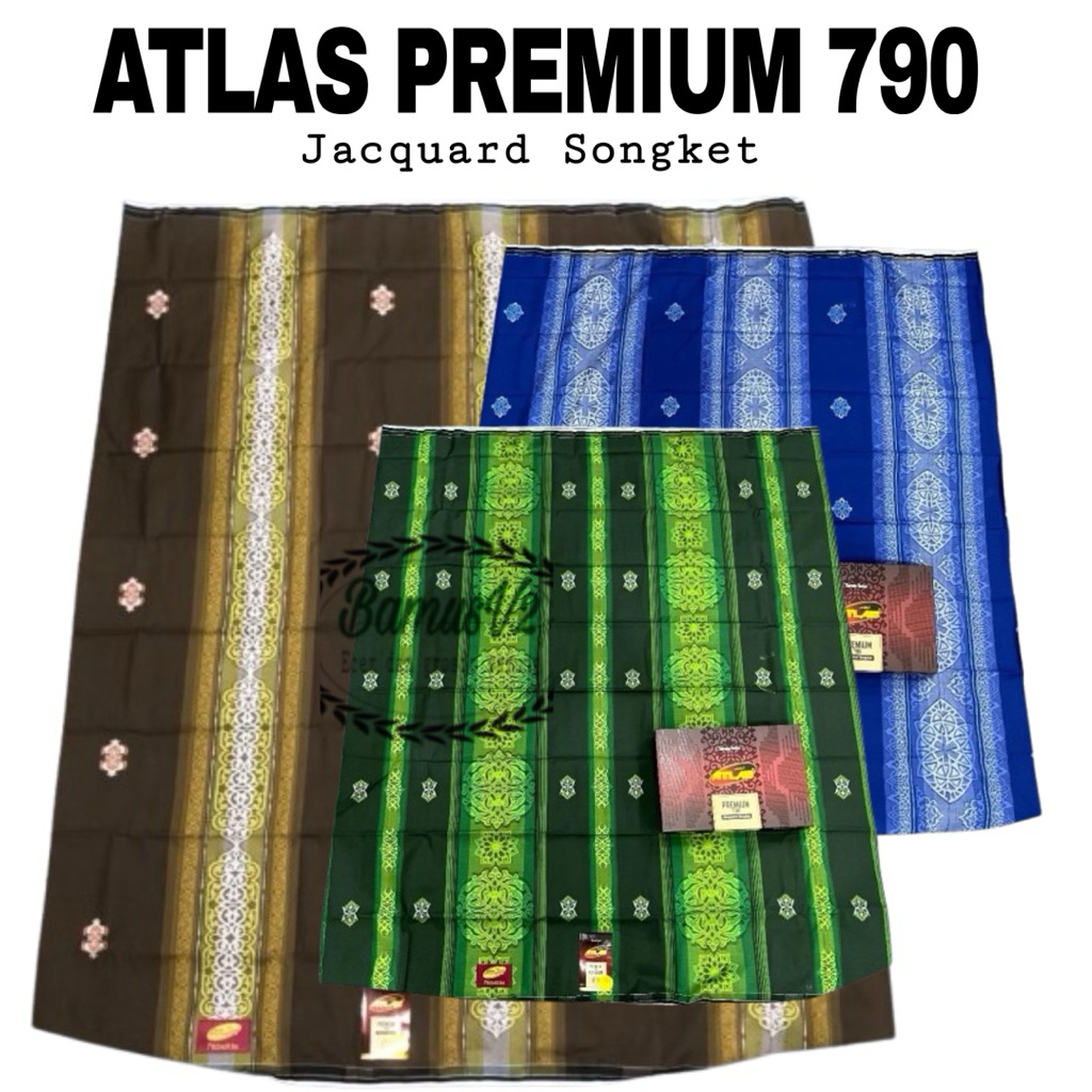 SARUNG ATLAS PREMIUM 790 JAQUARD SONGKET