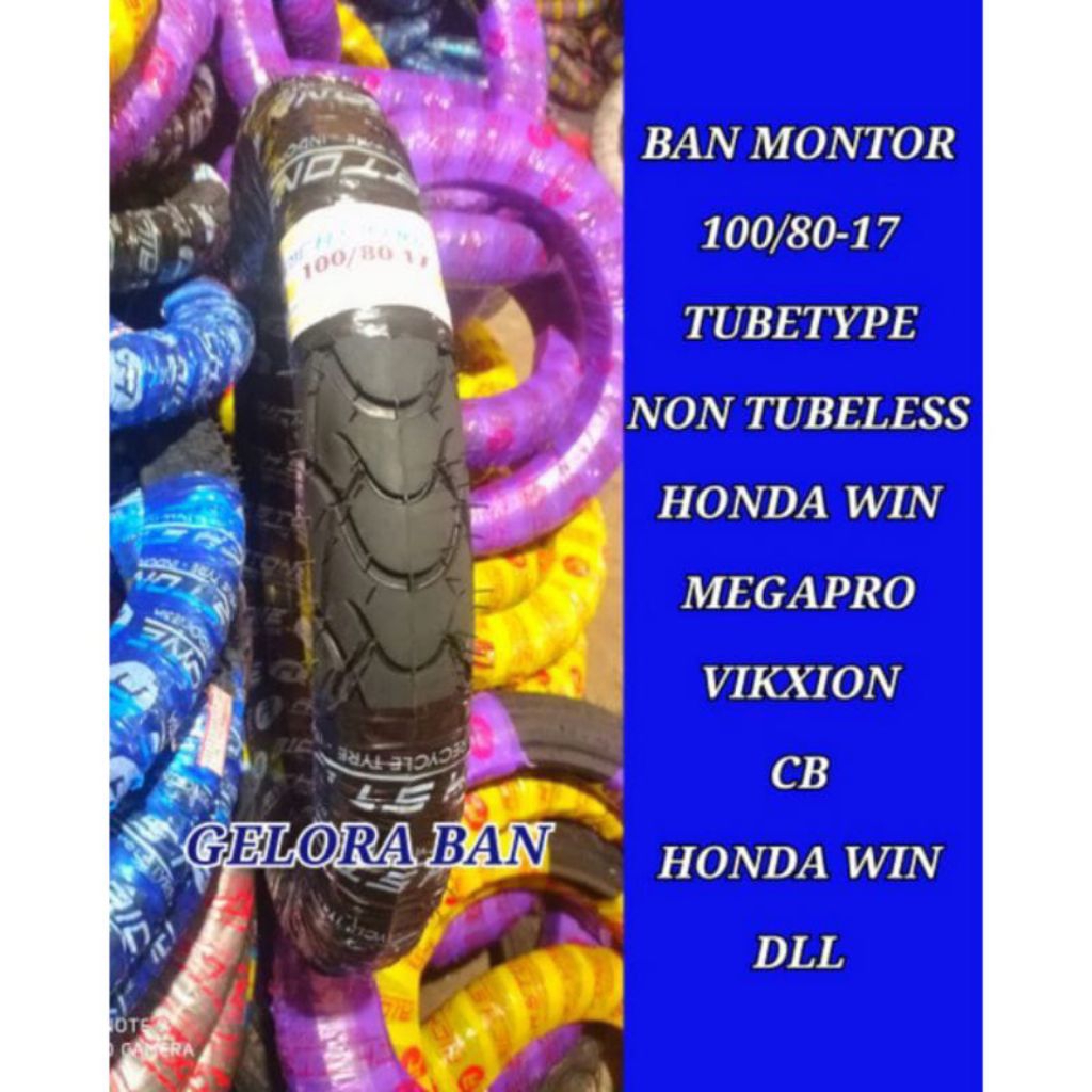 Ban motor bebek  300-17 dan 100/80-17 ban honda revo supra vikxion megapro smash vega jupiter ban lu