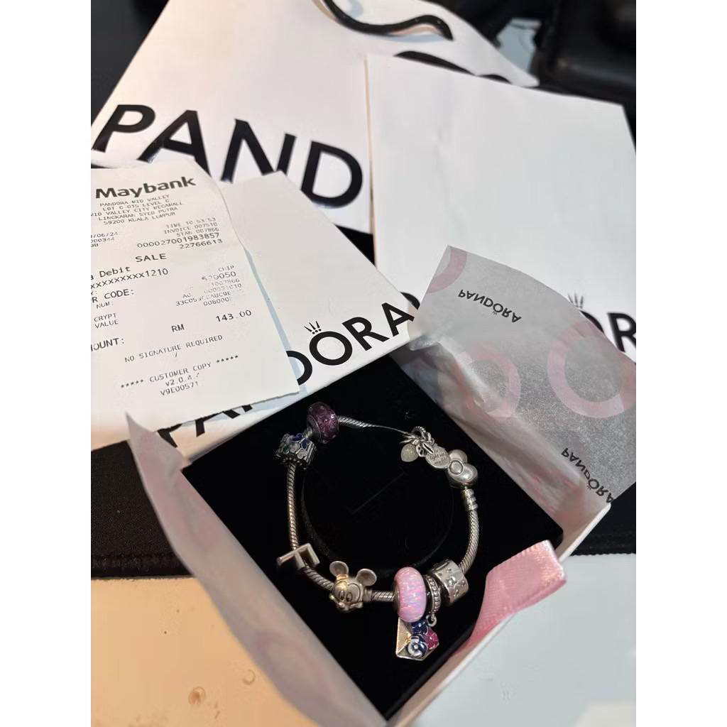GELANG PANDORA and CHARM PRELOVED