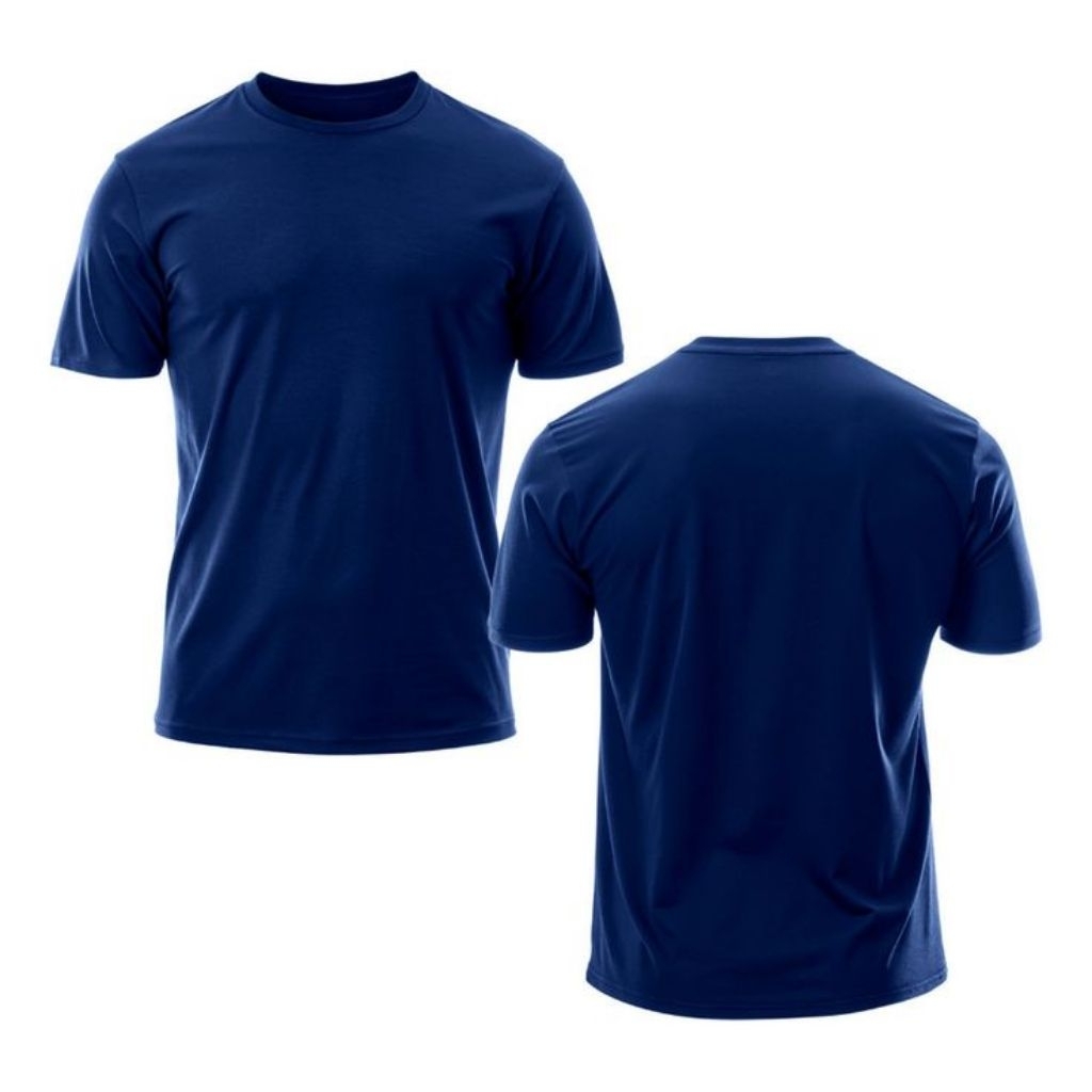 KAOS POLOS NAVY – PREMIUM COTTON COMBED 24s | BANDUNG GROSIR