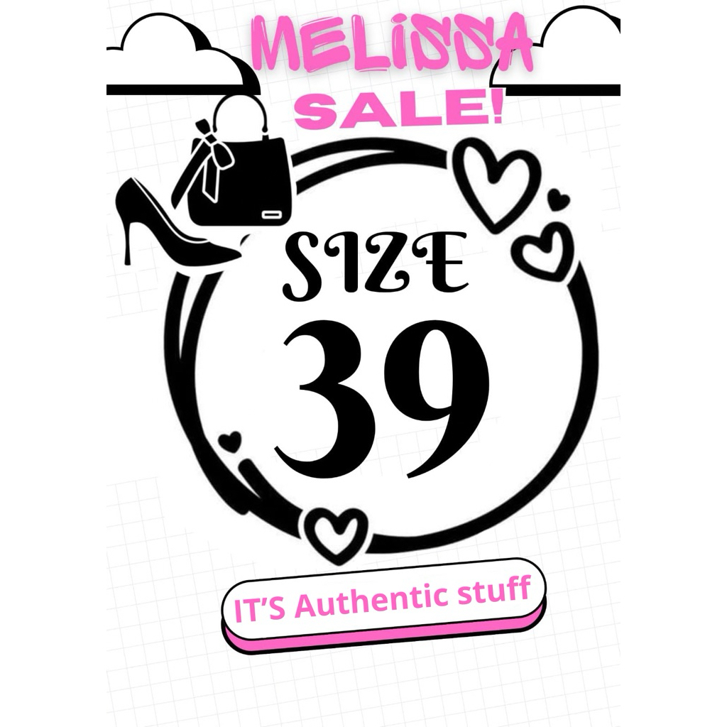 SALE MELISSA ORIGINAL SIZE 39
