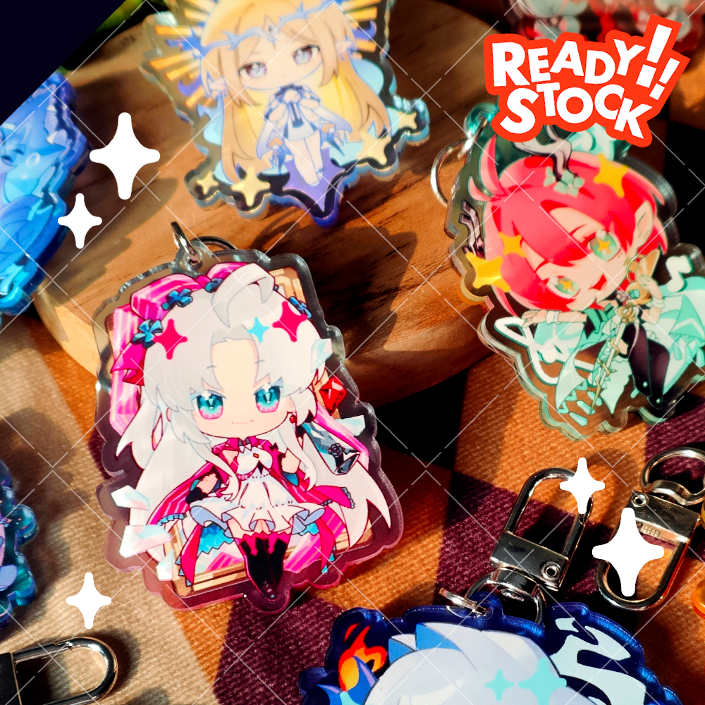 [NEW_V2] Wuthering Wave keychain | Gantungan Kunci Wuthering Waves | Wuthering Waves Fanmerch