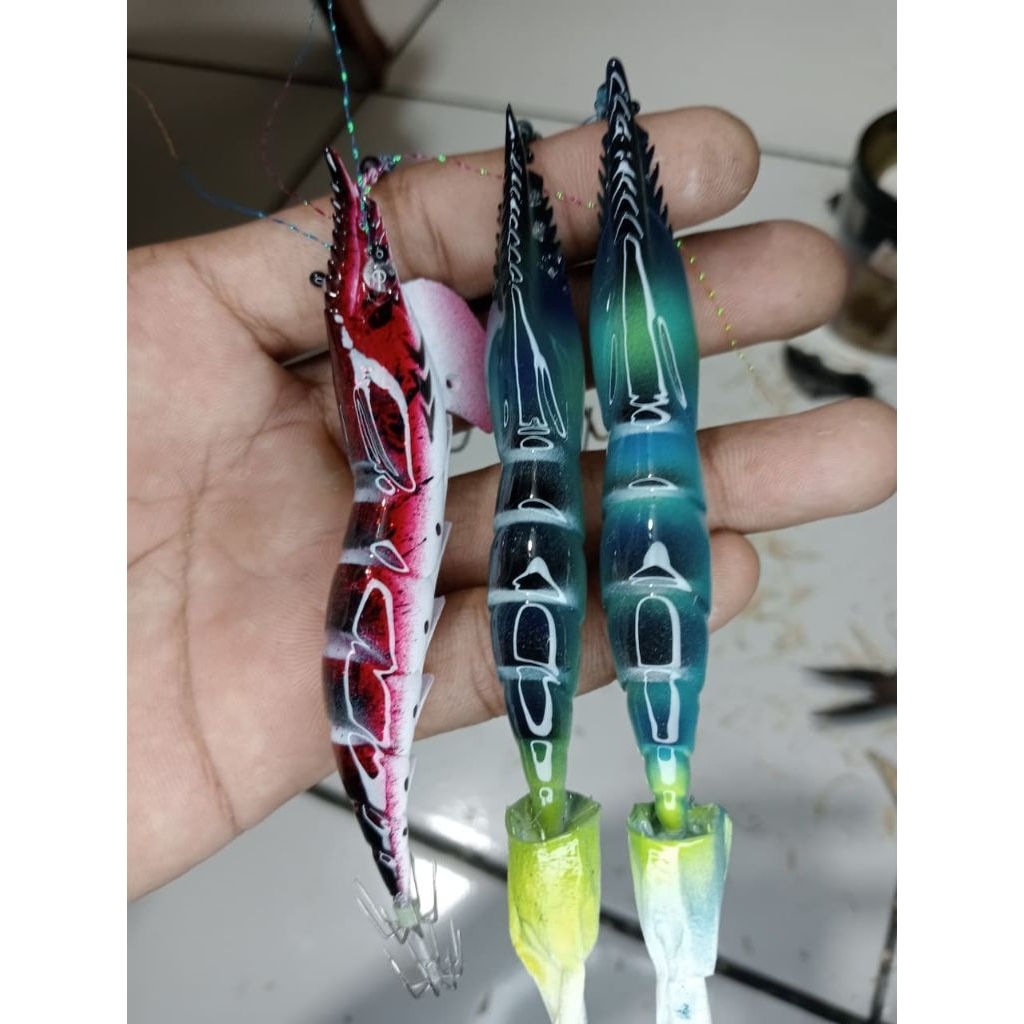 udang udangan kayu model udang
