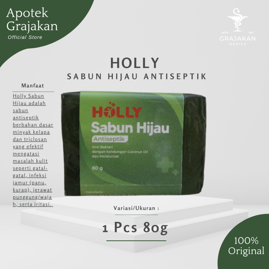 Holly Sabun Hijau Antiseptik