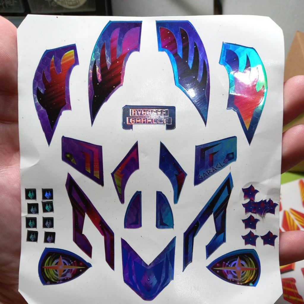 Crush Gear Decal baru cetak repro
