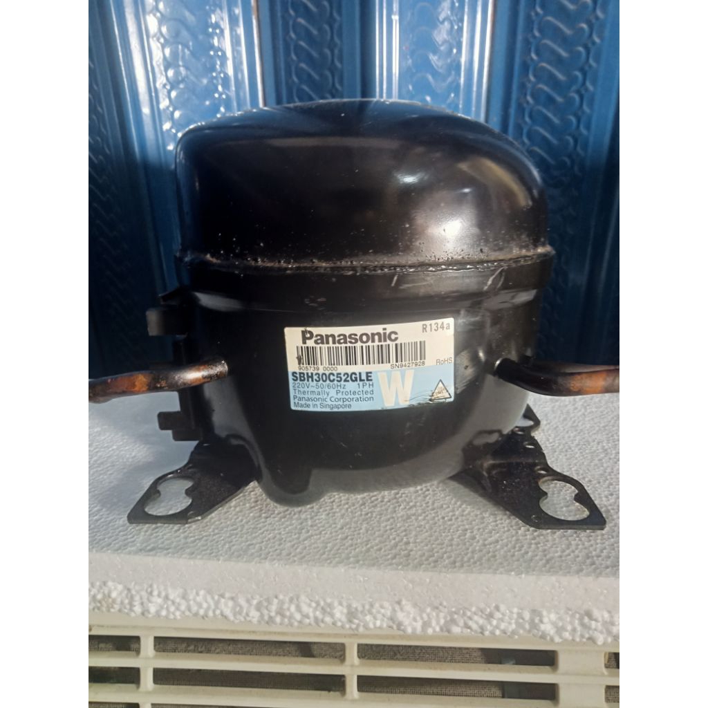 kompresor kulkas 1pintu panasonic SHB30C52GLE R134 ORIGINAL