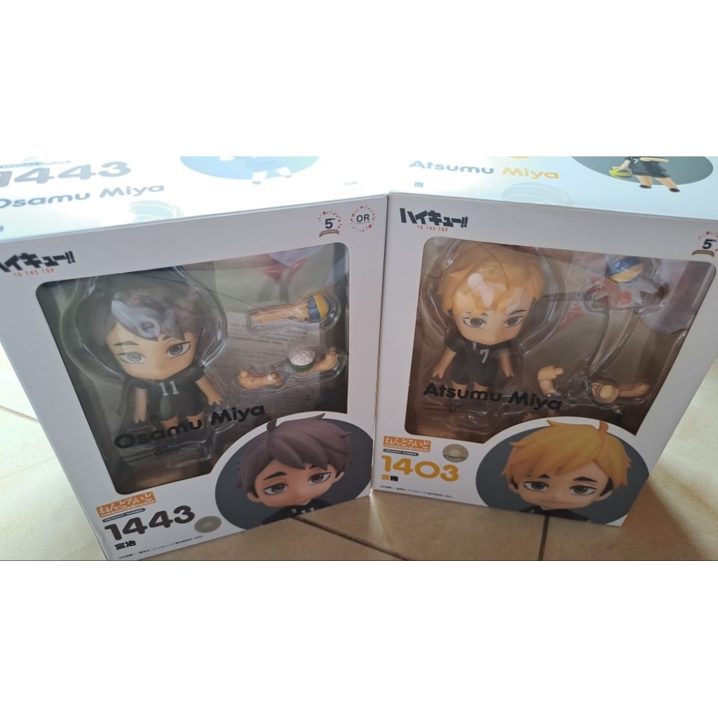 Nendoroid Miya Osamu dan Miya Atsumu Set (tidak bisa satuan)