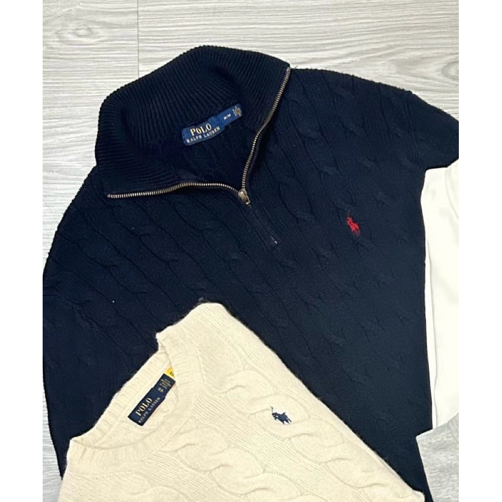 Sweater Half Zip Navy Ralph Lauren
