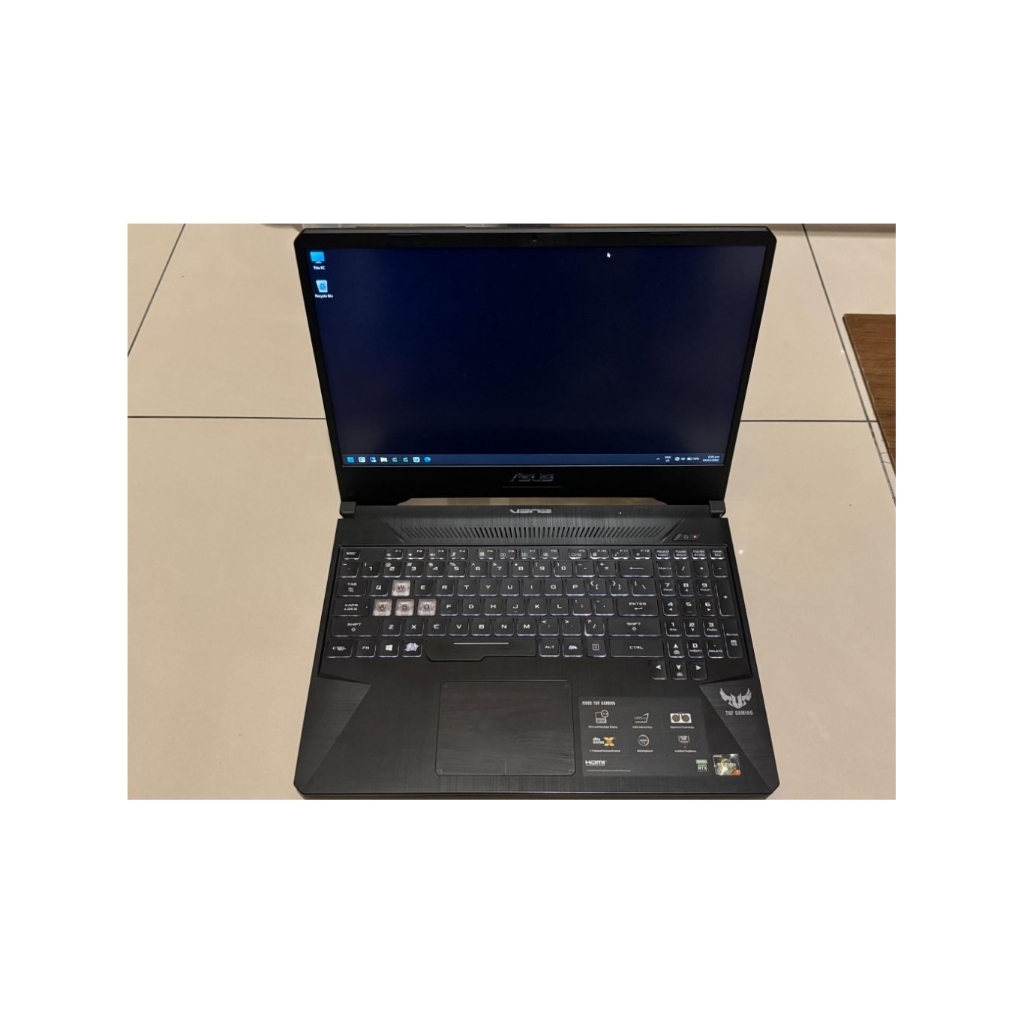 laptop Asus tuf fx505dv 15.6inch. Ryzen 7 rtx 2060, bekas