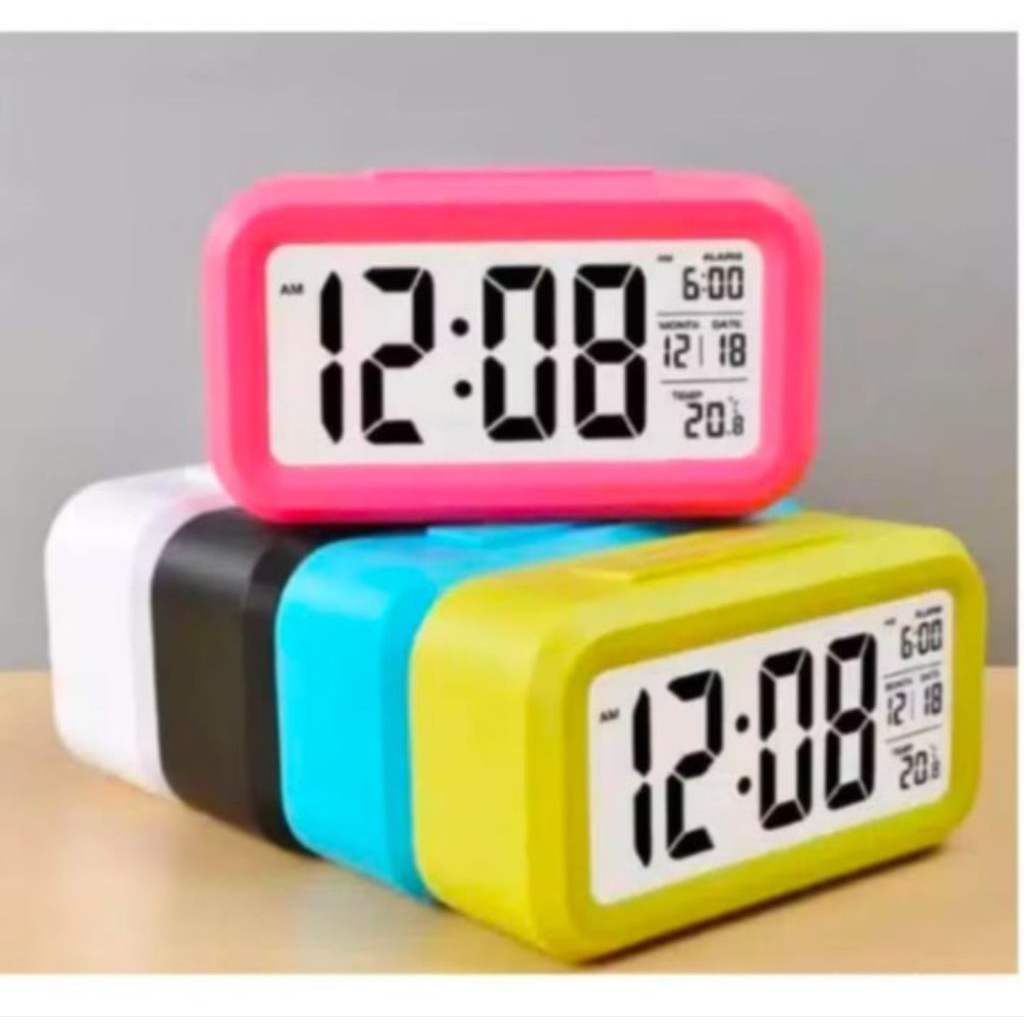 JAM Beker Alarm Kamar Tidur Digital Peralatan Sekolah Anak