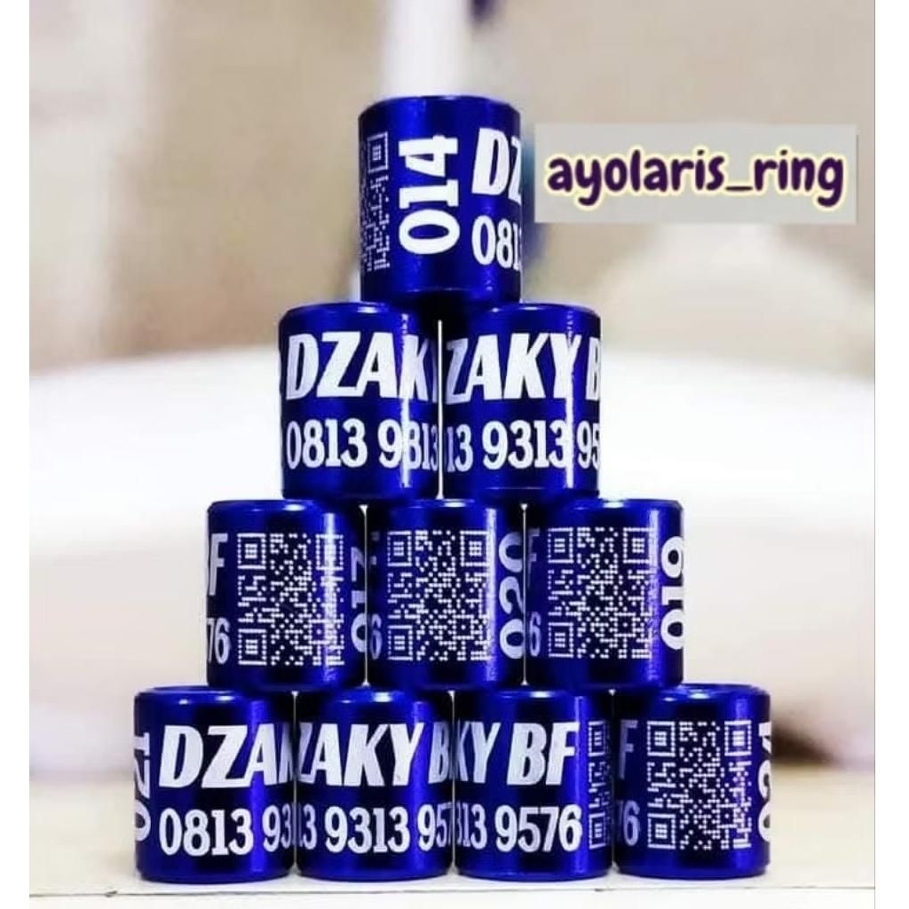 RING LASER BARCODE BISA BUAT BURUNG MURAI TRUCUK MERPATI NURI PERKUTUT LOVE BIRD KACER CUCAK IJO CEN