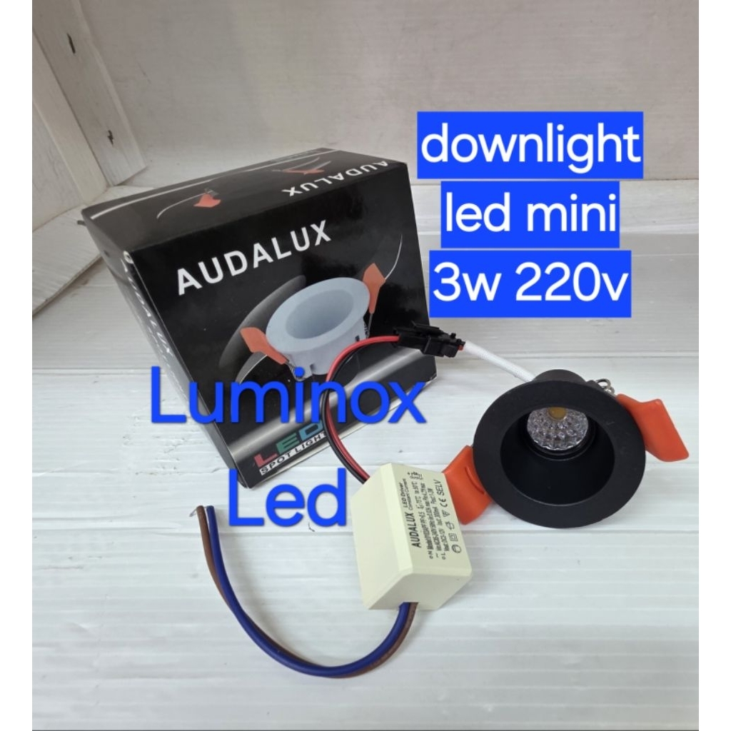 downlight lemari partisi 3watt 3w 4000k / spotlight ceiling cob 3 watt 3 w natural white inbow 220v