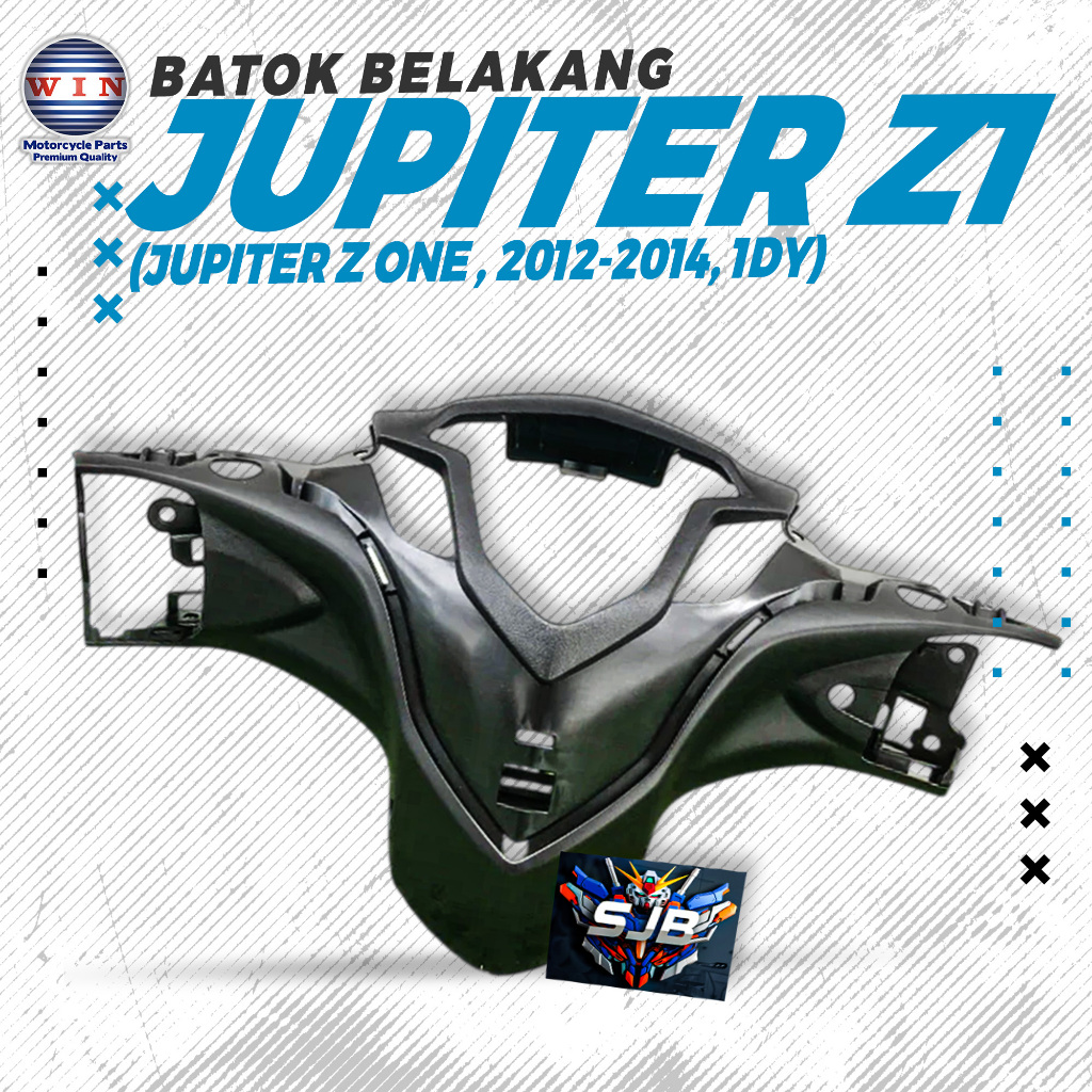 WIN BATOK TOTOK KAP SPEEDOMETER COVER KEPALA BELAKANG JUPITER Z1 HITAM