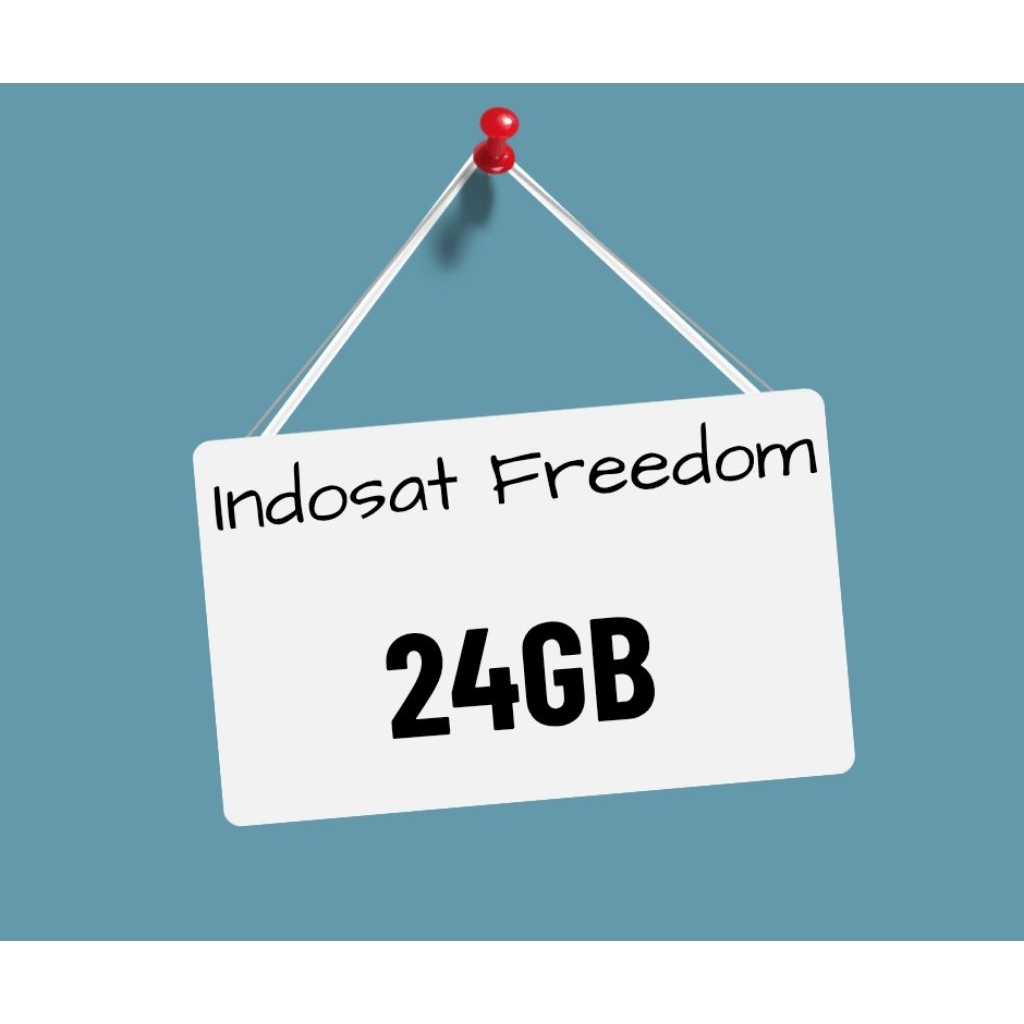 Voucher Paket Data Indosat 24GB / Kuota Internet Indosat
