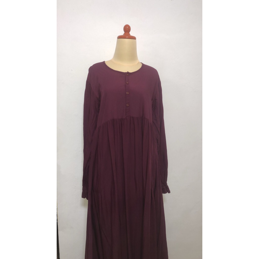 PRELOVED GAMIS DITSY MAUVE