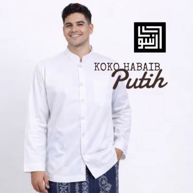 BAJU KOKO POLOS LENGAN PANJANG/KOKO HABAIB, BAJU KOKO GAMSYI