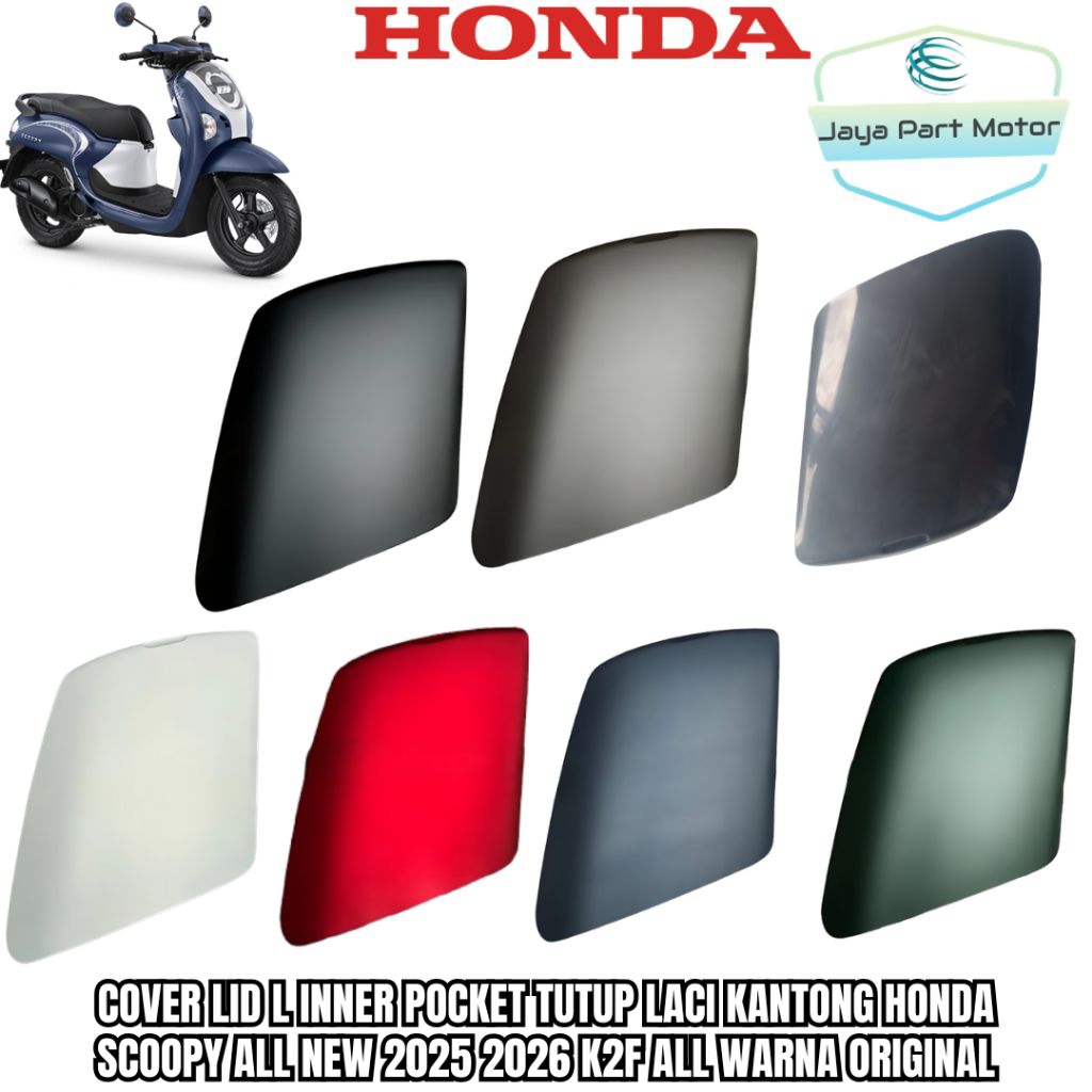 Cover Lid L Inner Pocket Tutup Laci Kantong Honda Scoopy All New 2025–2026 K2F All Warna Original